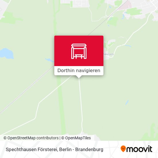 Spechthausen Försterei Karte
