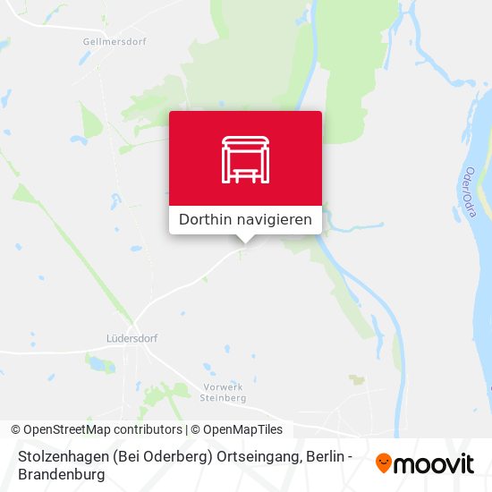 Stolzenhagen (Bei Oderberg) Ortseingang Karte