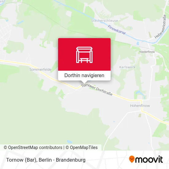 Tornow (Bar) Karte