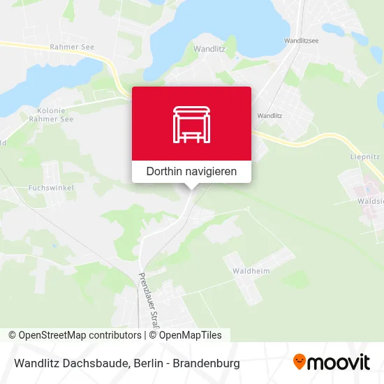 Wandlitz Dachsbaude Karte
