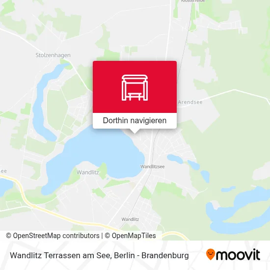 Wandlitz Terrassen am See Karte