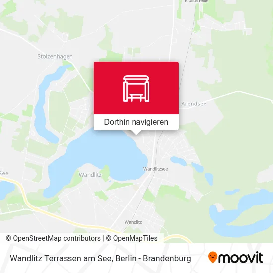 Wandlitz Terrassen am See Karte