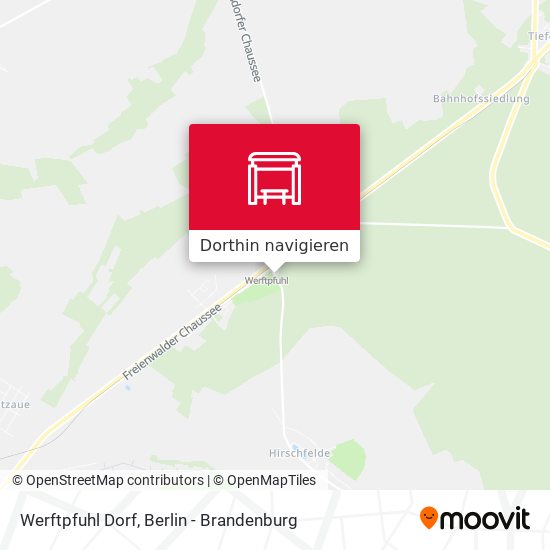 Werftpfuhl Dorf Karte