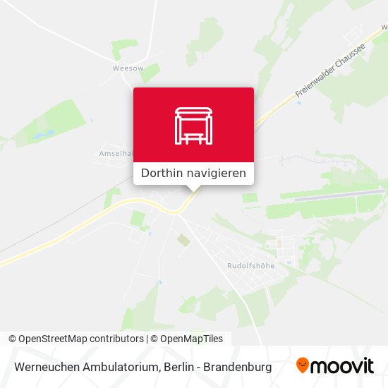 Werneuchen Ambulatorium Karte