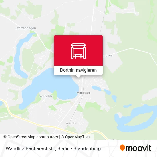 Wandlitz Bacharachstr. Karte