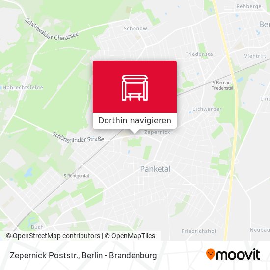 Zepernick Poststr. Karte