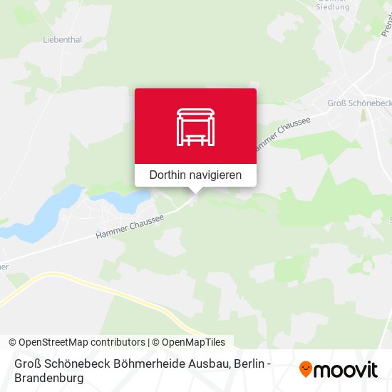 Groß Schönebeck Böhmerheide Ausbau Karte