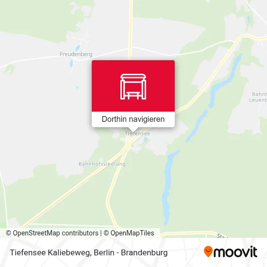 Tiefensee Kaliebeweg Karte