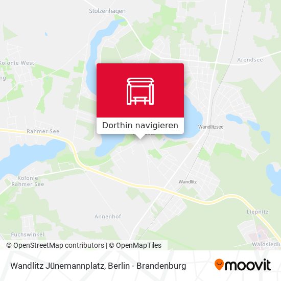 Wandlitz Jünemannplatz Karte