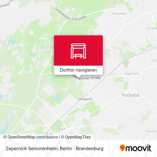Zepernick Seniorenheim Karte