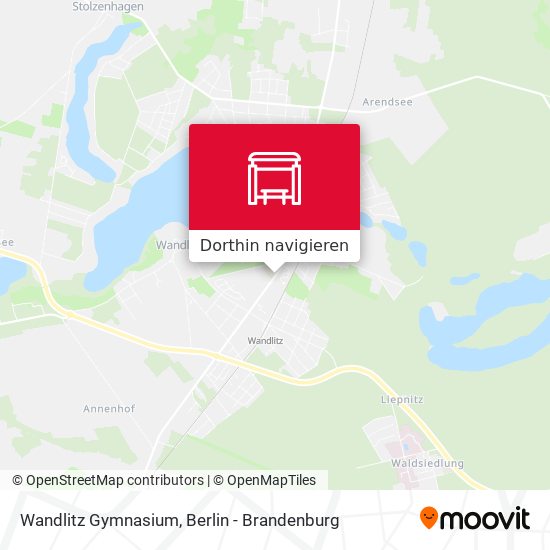 Wandlitz Gymnasium Karte