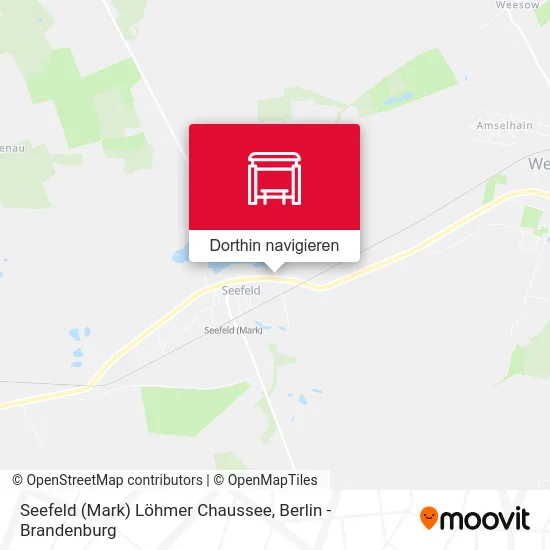 Seefeld (Mark) Löhmer Chaussee Karte