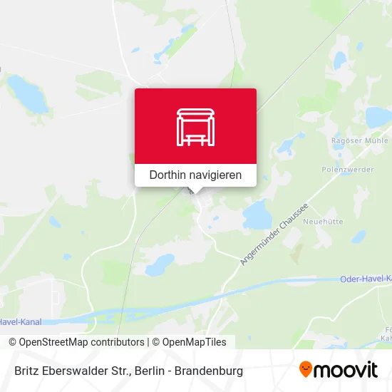 Britz Eberswalder Str. Karte