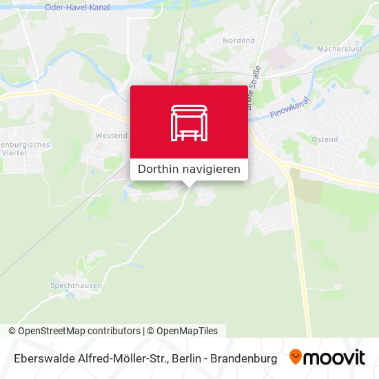 Eberswalde Alfred-Möller-Str. Karte