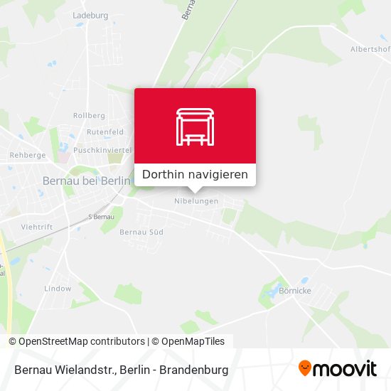 Bernau Wielandstr. Karte