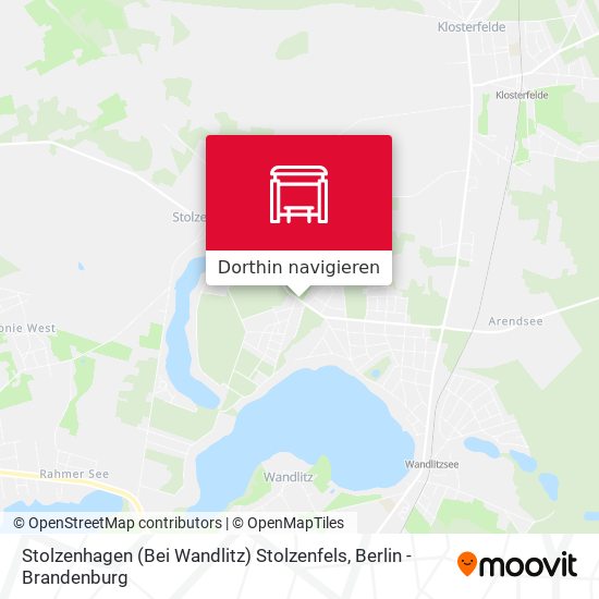 Stolzenhagen (Bei Wandlitz) Stolzenfels Karte