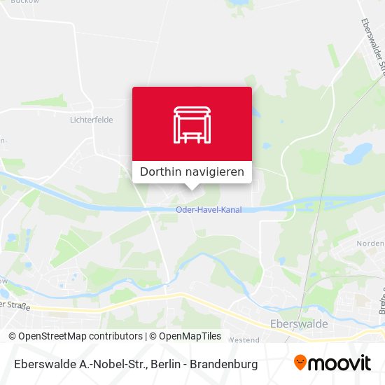 Eberswalde A.-Nobel-Str. Karte
