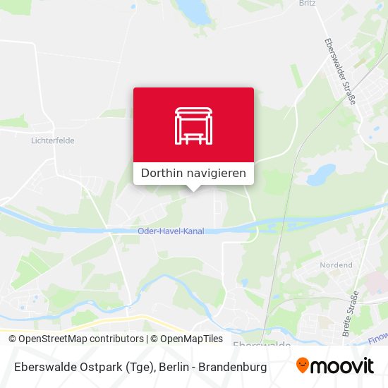 Eberswalde Ostpark (Tge) Karte