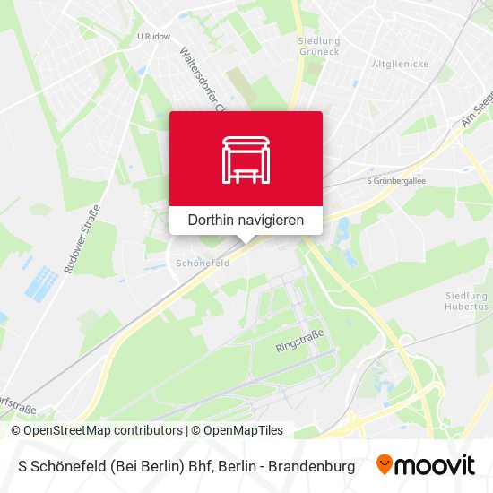 S Schönefeld (Bei Berlin) Bhf Karte