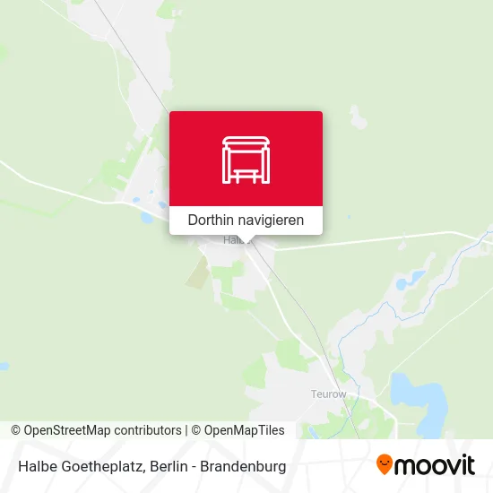 Halbe Goetheplatz Karte