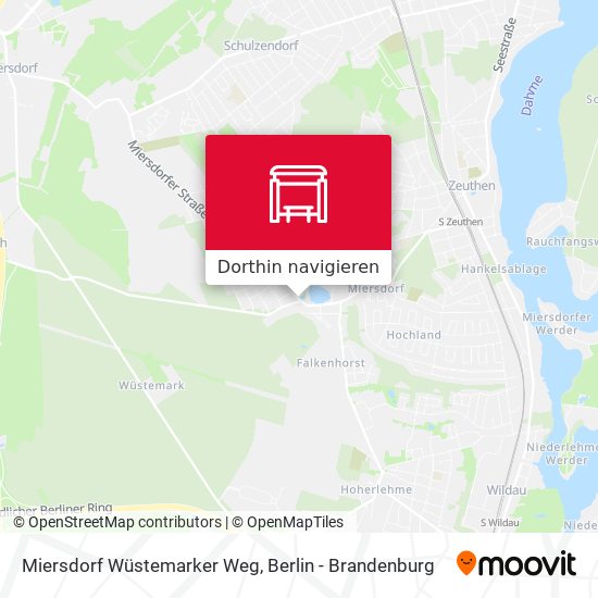 Miersdorf Wüstemarker Weg Karte