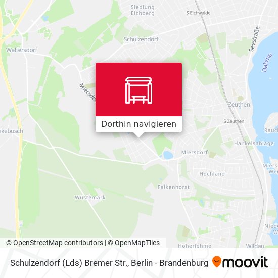 Schulzendorf (Lds) Bremer Str. Karte