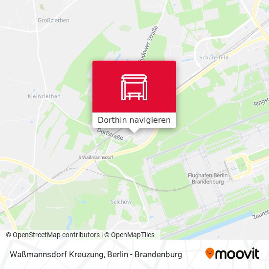 Waßmannsdorf Kreuzung Karte