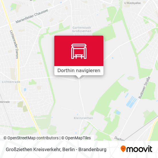 Großziethen Kreisverkehr Karte
