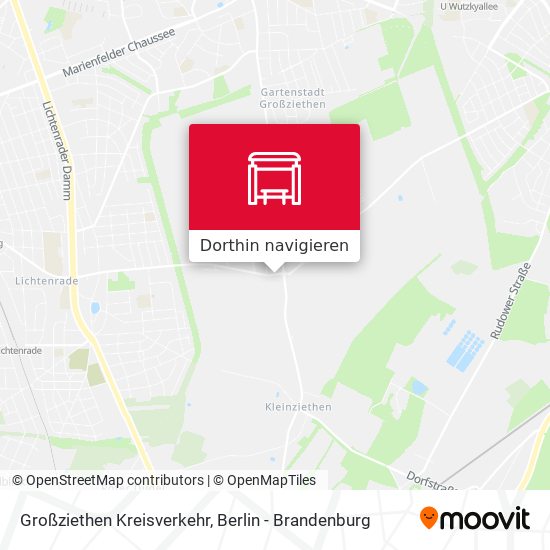 Großziethen Kreisverkehr Karte