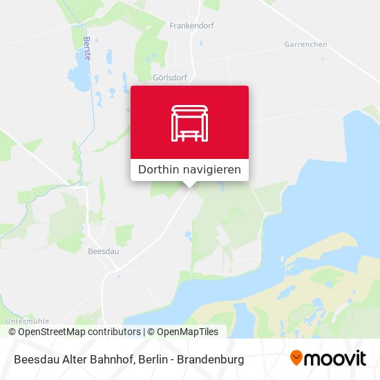 Beesdau Alter Bahnhof Karte