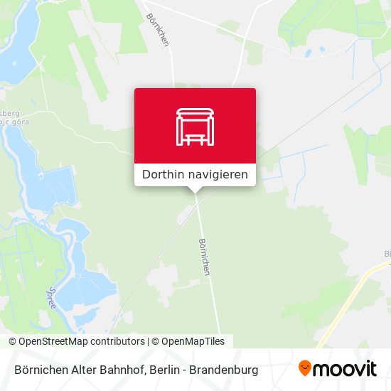 Börnichen Alter Bahnhof Karte