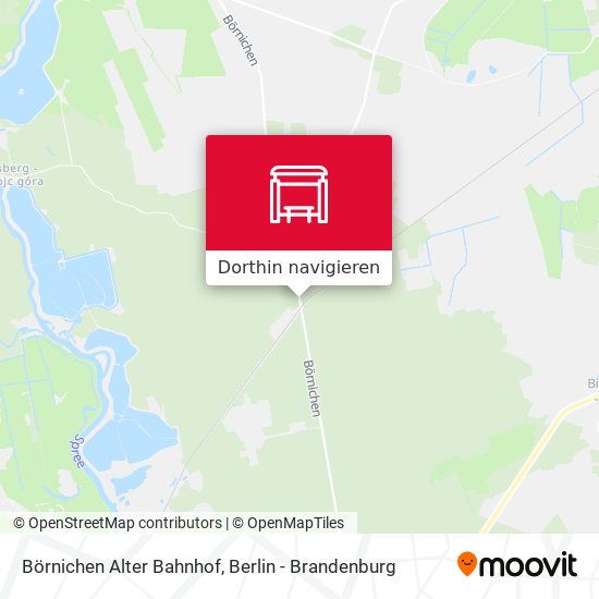 Börnichen Alter Bahnhof Karte