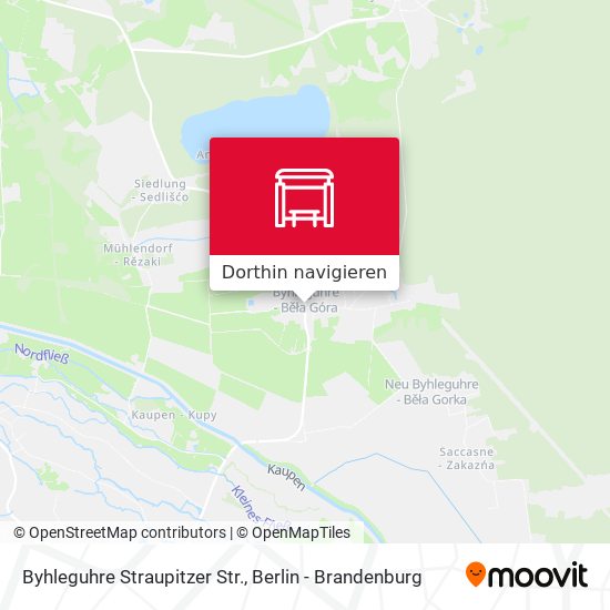 Byhleguhre Straupitzer Str. Karte