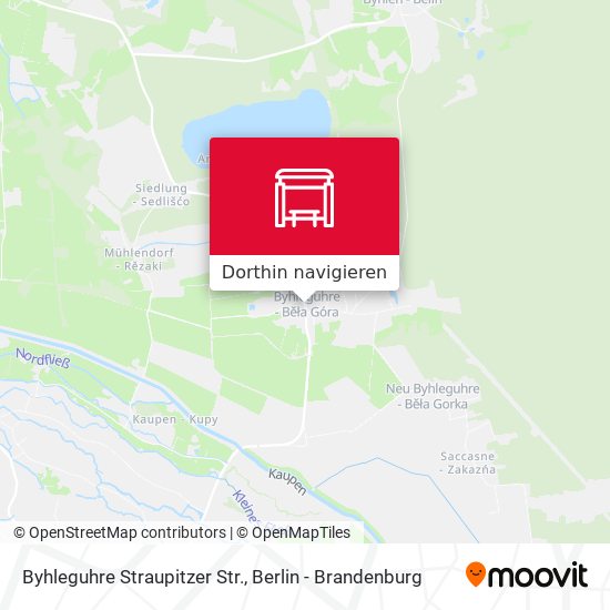 Byhleguhre Straupitzer Str. Karte