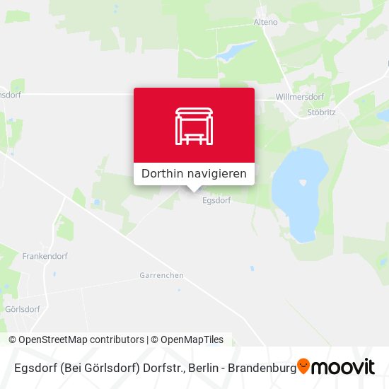 Egsdorf (Bei Görlsdorf) Dorfstr. Karte