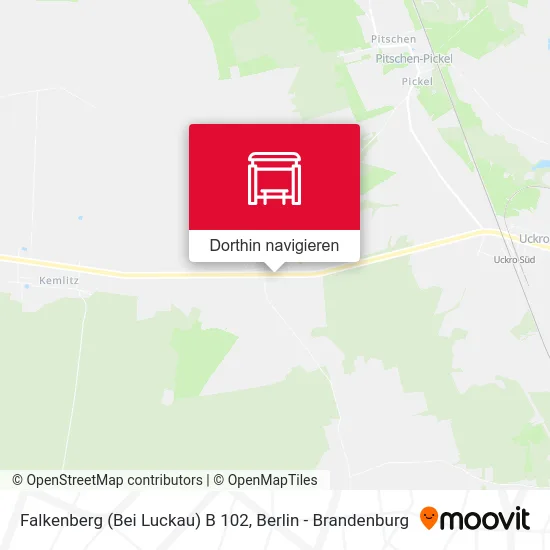 Falkenberg (Bei Luckau) B 102 Karte