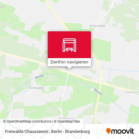 Freiwalde Chausseestr. Karte