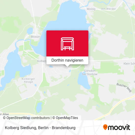 Kolberg Siedlung Karte