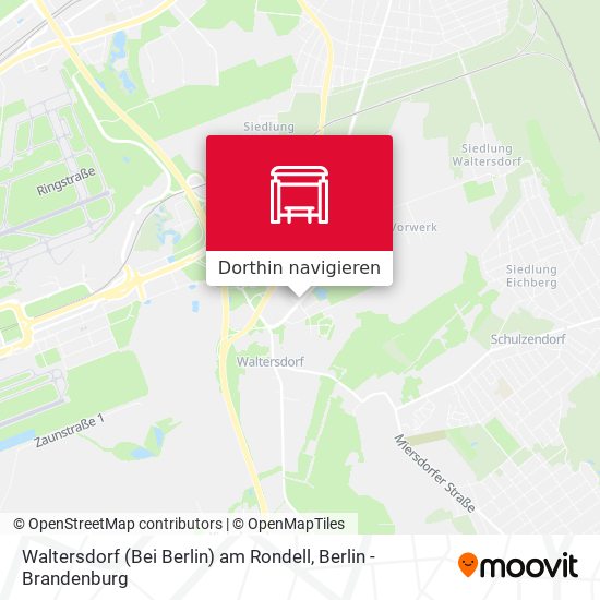 Waltersdorf (Bei Berlin) am Rondell Karte