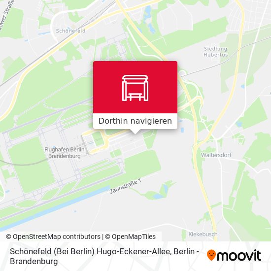 Schönefeld (Bei Berlin) Hugo-Eckener-Allee Karte