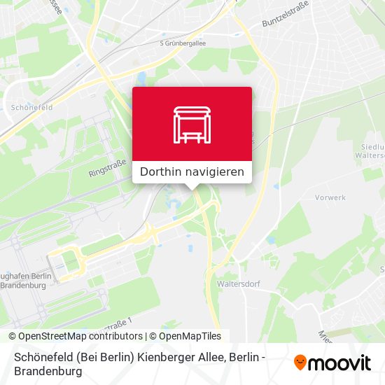 Schönefeld (Bei Berlin) Kienberger Allee Karte