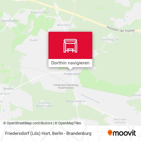 Friedersdorf (Lds) Hort Karte