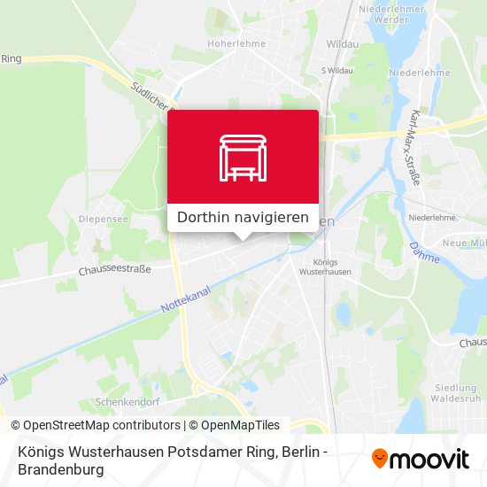 Königs Wusterhausen Potsdamer Ring Karte
