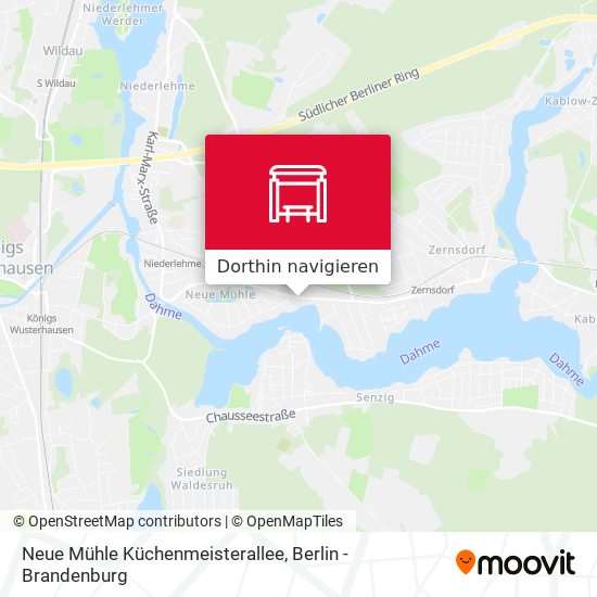 Neue Mühle Küchenmeisterallee Karte
