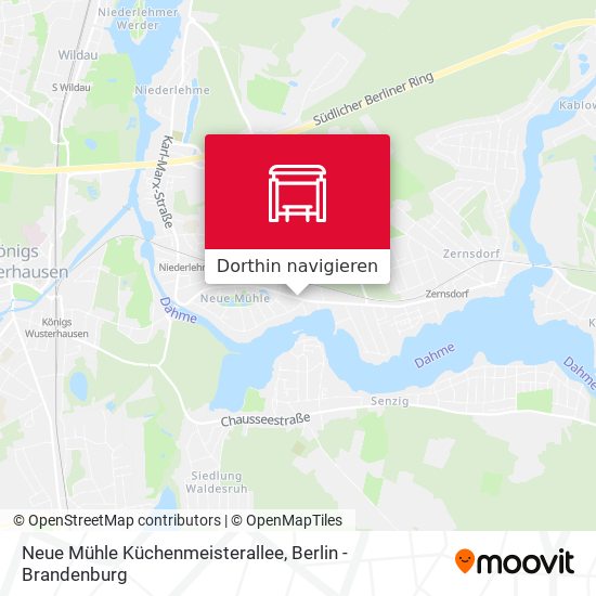 Neue Mühle Küchenmeisterallee Karte