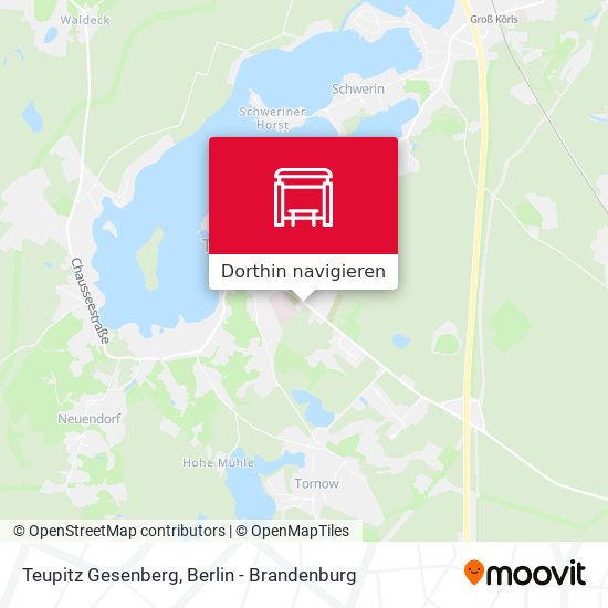 Teupitz Gesenberg Karte