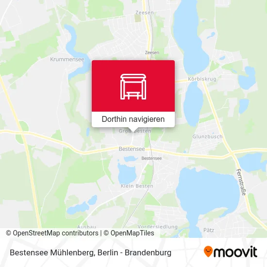 Bestensee Mühlenberg Karte