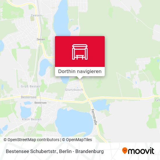 Bestensee Schubertstr. Karte