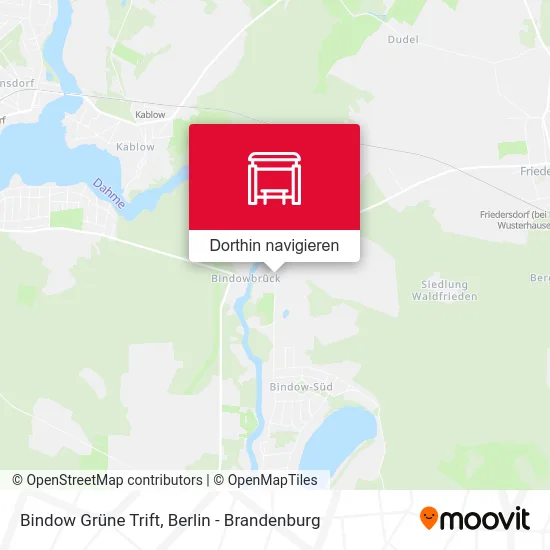 Bindow Grüne Trift Karte