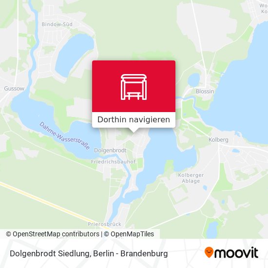 Dolgenbrodt Siedlung Karte